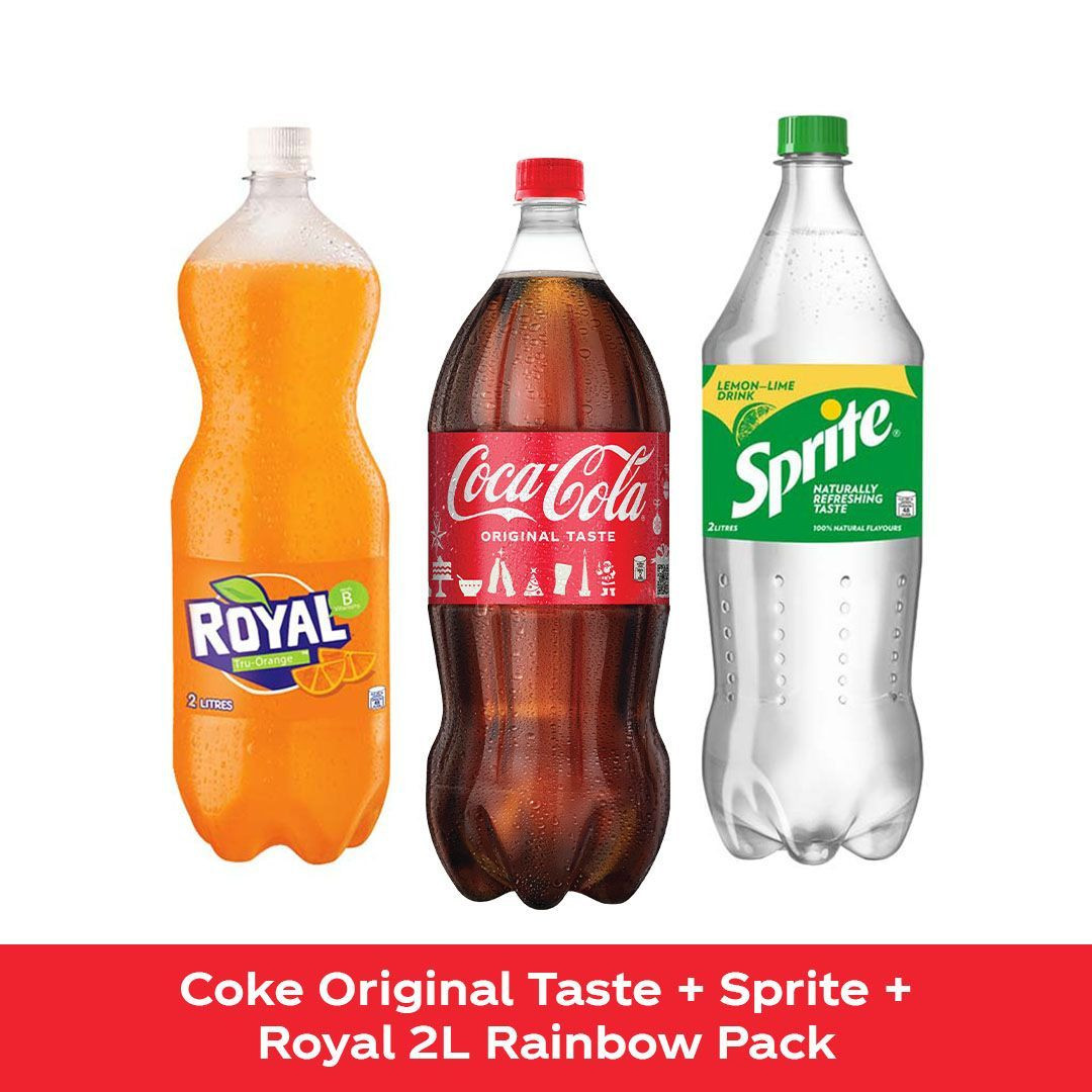 Sprite Regular 2L Pack of 4 - Coke Beverages